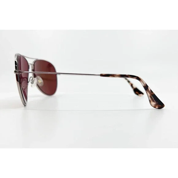 Maui Jim Mavericks Sunglasses Silver MJ264-16R 61-14-137 Mens Tortoise 7972